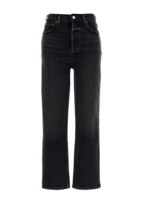 AGOLDE belt-loop jeans - Black