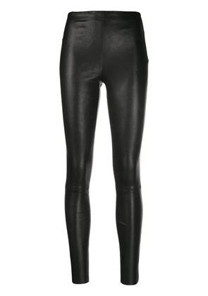 alice + olivia Maddox leather leggings - Black