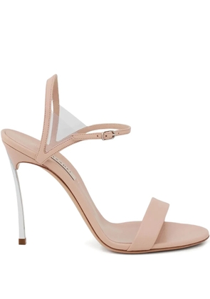 Casadei 115mm Blade V Celebrity stiletto-heel sandals - Neutrals