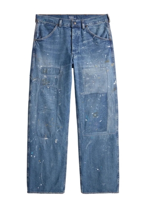 Polo Ralph Lauren patchwork denim straight-leg jeans - Blue