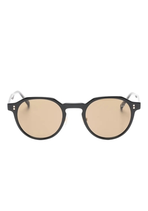 Dunhill oval-frame sunglasses - Black
