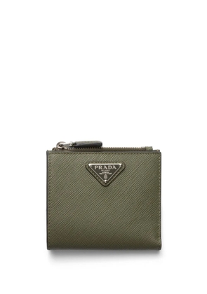 Prada small Saffiano leather wallet - Green