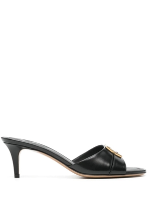FENDI Ffold 55mm leather mules - Black