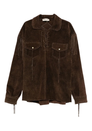 A.N.G.E.L.O. Vintage Cult 2000s suede top - Brown