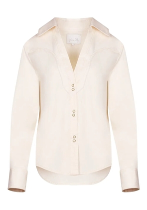Johanna Ortiz cotton-poplin shirt - Neutrals