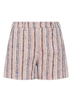 MUNTHE striped high-waisted shorts - Pink