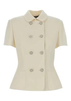 Versace double-breasted blazer - Neutrals