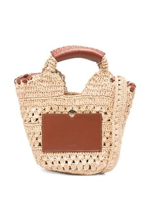 Ba&Sh Ara Ara crochet tote bag - Neutrals