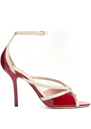 Valentino Garavani vlogo bow bepointy sandals - Red