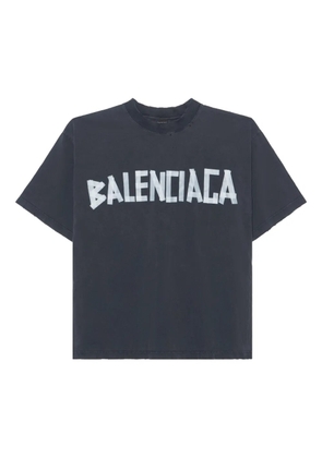 Balenciaga logo-print round-neck T-shirt - Grey