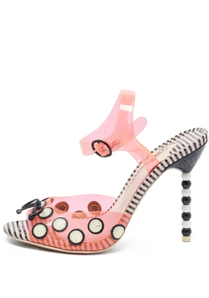 Sophia Webster pre-owned 120mm striped sandals - Orange