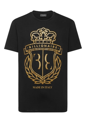 Billionaire Crest round-neck T-shirt - Black