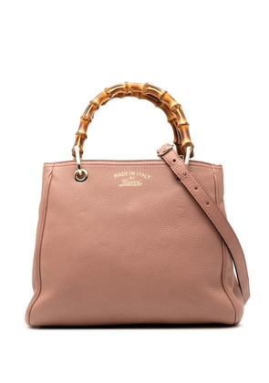 Gucci Pre-Owned 2000-2015 Small Calfskin Bamboo Shopper satchel - Pink