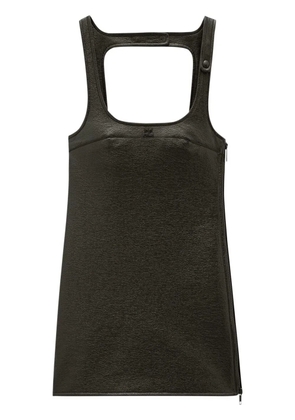 Courrèges Re-Edition vinyl mini dress - Black