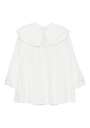 Comme Des Garçons Comme Des Garçons ruffled blouse - White