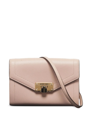 Michael Kors Vintage kinsley leather shoulder bag - Pink