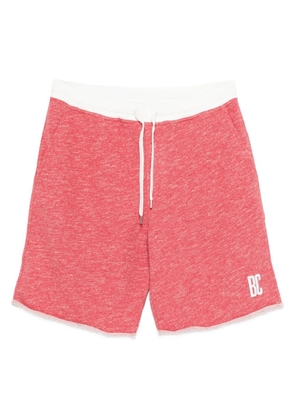 Brunello Cucinelli drawstring-fastening logo-print shorts - Red