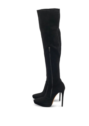 Le Silla Suede platform over-the-knee boots - Black