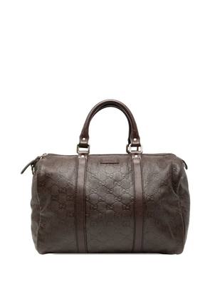 Gucci Pre-Owned 2000-2015 Medium Guccissima Joy boston bag - Brown