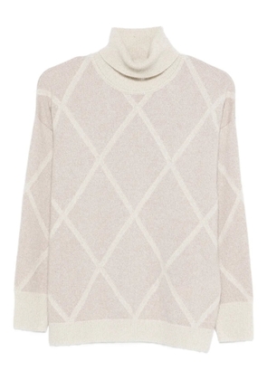 Marella Emme roll-neck sweater - Neutrals