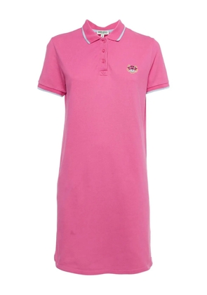 Kenzo Pre-Owned embroidered buttoned midi dress - Pink