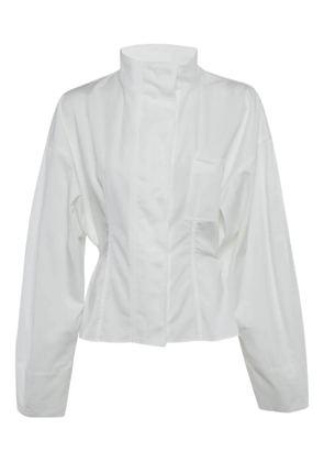 Jacquemus Pre-Owned La Croisière Ciro high-neck long-sleeve shirt - White