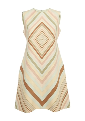 Valentino Pre-Owned striped slip dress - Neutrals