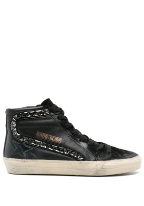 Golden Goose Slide crystal-embellished sneakers - Black
