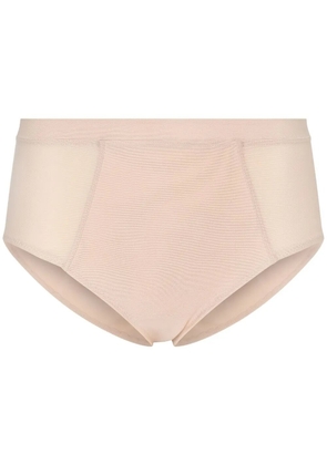 Dolce & Gabbana KIM DOLCE&GABBANA Powernet high-waisted briefs - Neutrals