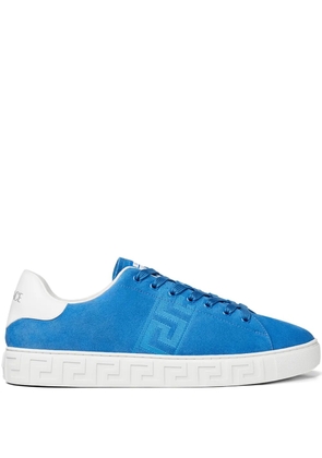Versace Greca suede sneakers - Blue