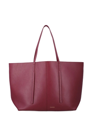 By Malene Birger Abilla leather tote bag - Red
