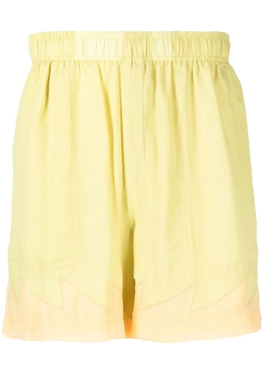 BODE above-knee silk shorts - Green