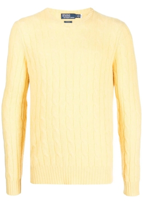 Polo Ralph Lauren crew-neck cable-knit jumper - Yellow