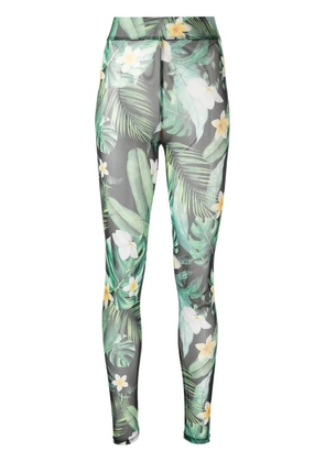 Philipp Plein graphic-print leggings - Black