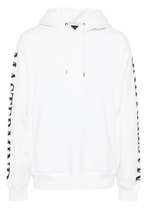 Mastermind World logo print hoodie - White