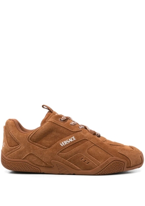 Versace suede sneakers - Brown