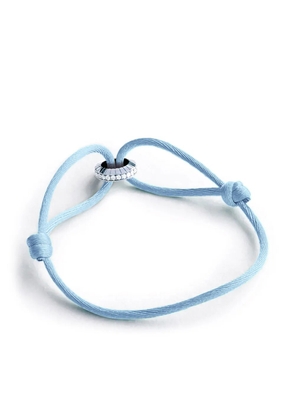 LOEV 14kt white gold Eternity diamond bracelet - Blue