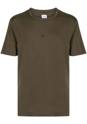 C.P. Company logo-print cotton T-shirt - Brown