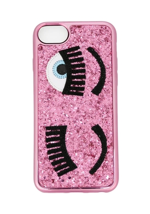 Chiara Ferragni Flirting glitter iPhone 6s plus case - Pink