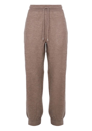 Loro Piana virgin wool track pants - Brown