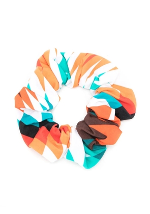 Lygia & Nanny Lola geometric-print hair scrunchie - Multicolour