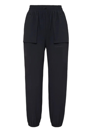 Plein Sport high-waisted track pants - Black