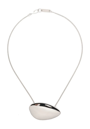 ISABEL MARANT brass chain pendant necklace - Silver