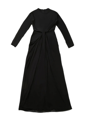The Row draped-detail maxi dress - Black