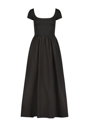 Marcella Amelia mesh-panel dress - Black