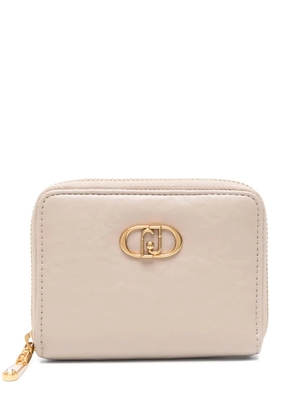LIU JO logo zip-around wallet - Brown