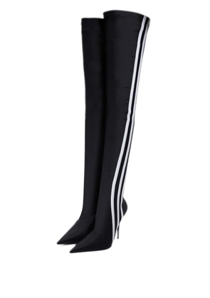 Balenciaga Pre-Owned x adidas Knife over-the-knee boots - Black