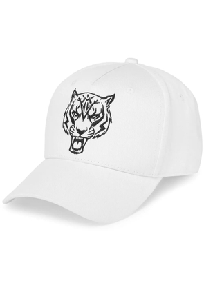 Plein Sport Tiger baseball cap - White
