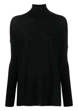 Gentry Portofino high-neck cashmere jumper - Black