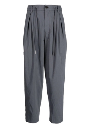 SONGZIO inverted-pleats trousers - Blue